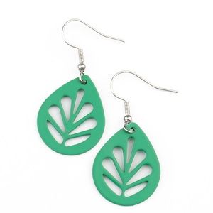 LEAF Yourself Wide Open - Green earrings